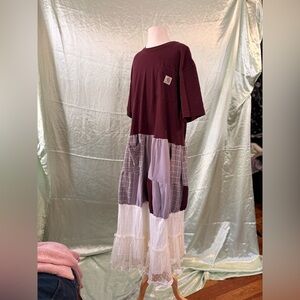 Carhartt Patchwork Maxi Dress with Pocket